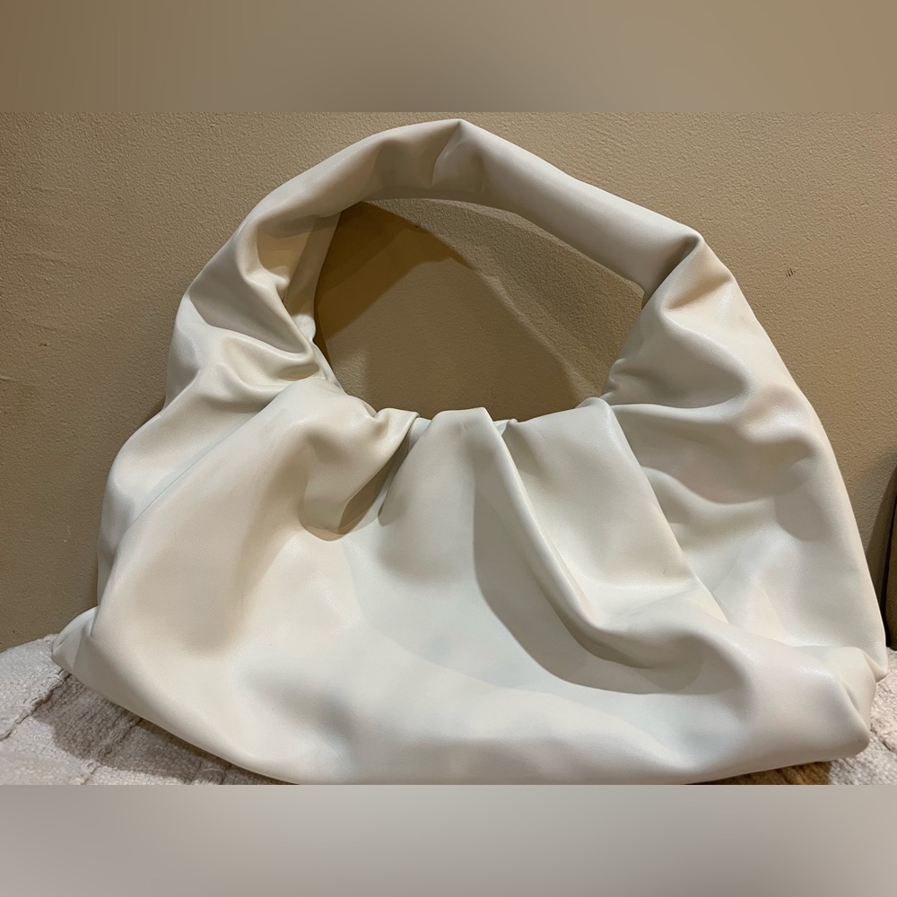 White hobo bag